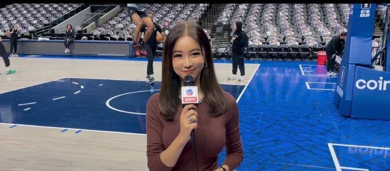 篮球女神周玲安为啥叫我们卡戴珊？凭什么她是NBA最美篮球记者？