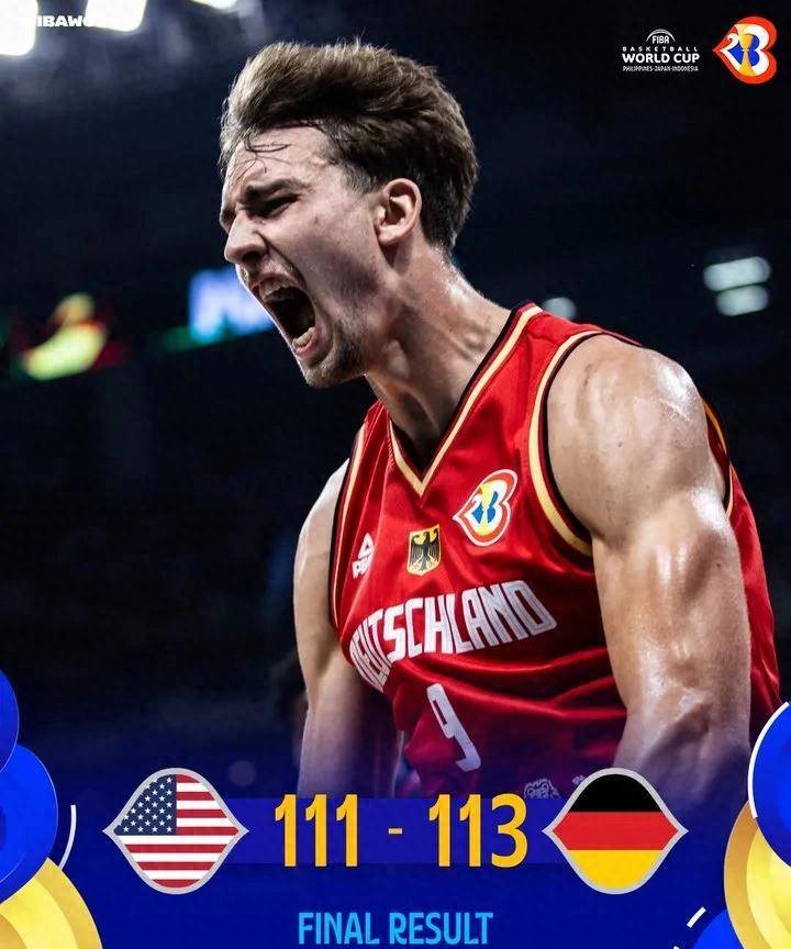 德国掀翻美国进决赛，不再迷信NBA球员