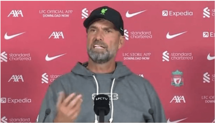 英超联赛:尤尔根·克洛普（Jurgen Klopp）无视英超联赛的要求