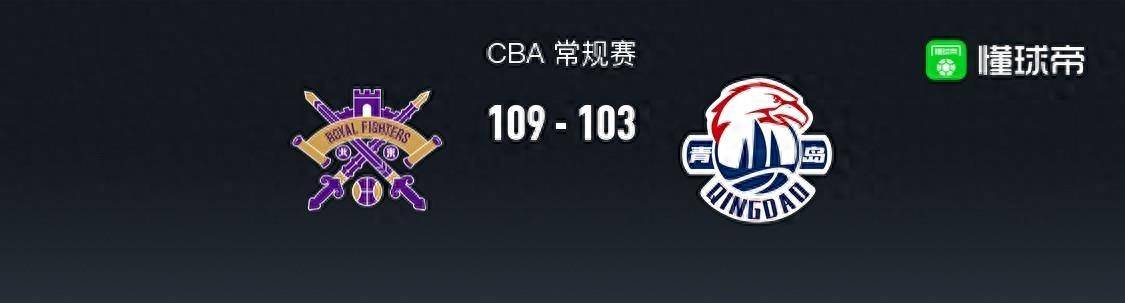 杨瀚森26+15青岛惜败广东:CBA北控109-103青岛杨瀚森26+15青岛惜败广东，状元陈国豪20+10，杨瀚森13+10