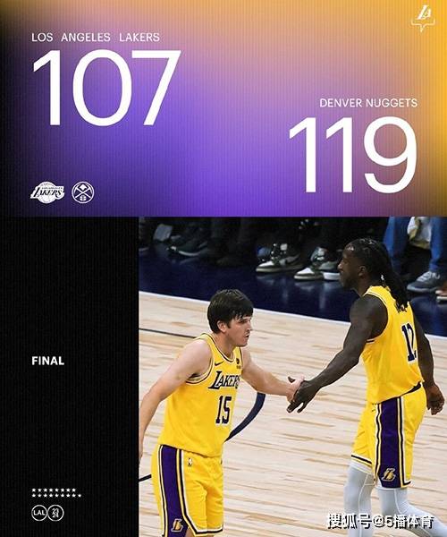 NBA常规赛：掘金119-107胜送湖人揭幕战7连败,约基奇29+13+11,詹眉空砍38分