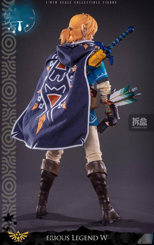 NWTOYS 神秘传说 勇士塞尔达林克同人 1/6游戏可动人偶