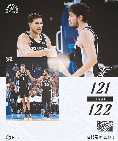 【九球体育】NBA季前赛：雷霆122-121逆转马刺,霍姆格伦21分,文班亚马20+5