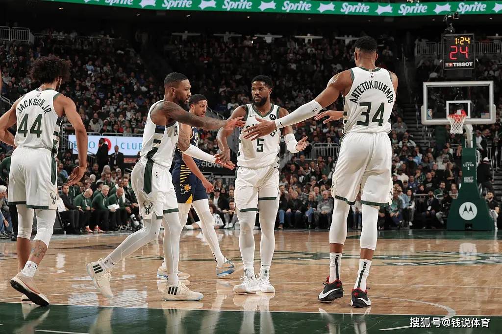 NBA::NBA战报：字母哥爆砍64分14板NBA，雄鹿轻取步行者迎两连胜