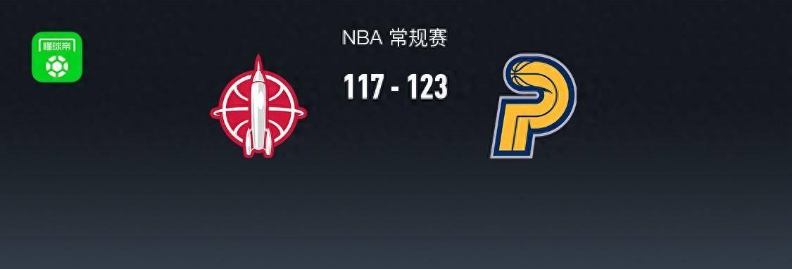 【九球体育】168NBA：步行者123-117火箭，哈利伯顿33+6+10