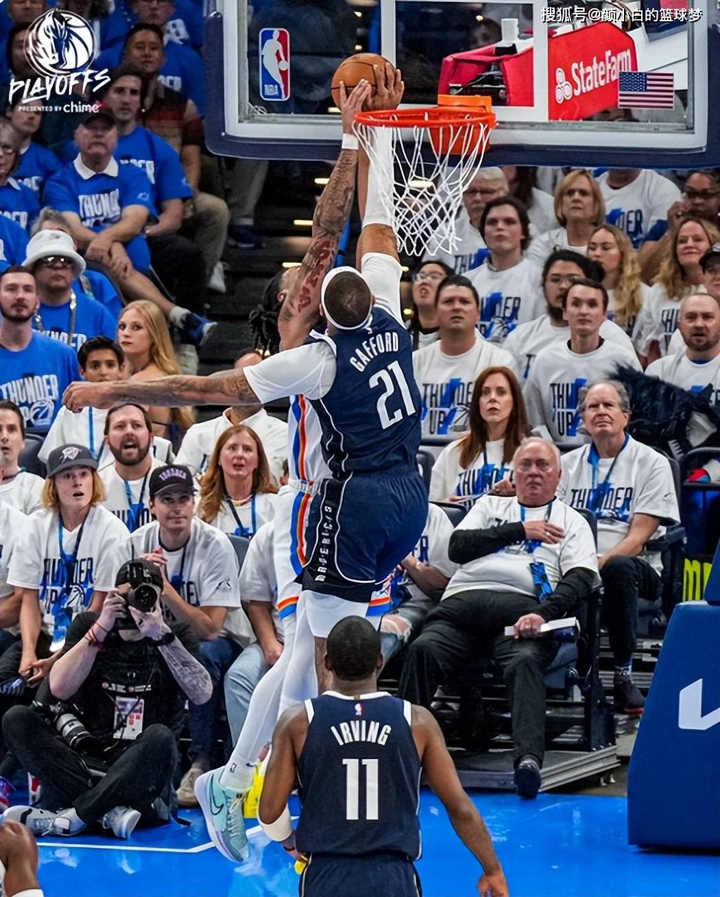 雷霆,独行侠,亚历山大::NBA季后赛：雷霆大胜独行侠总分1-0 亚历山大29+9欧东合砍39分