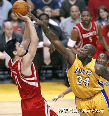 NBA::退役球衣+名人堂！姚明NBA生涯五大经典战役NBA，单场狂砍41分上榜